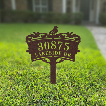 Garden Monogram Yard Sign