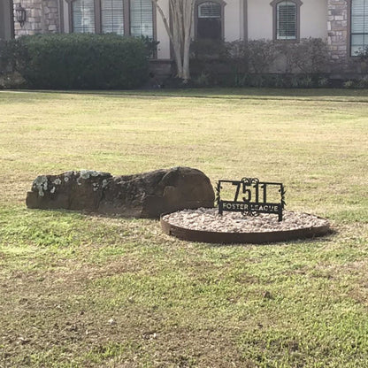 Lawn Address Monogram – Personalized and Practical Address Sign