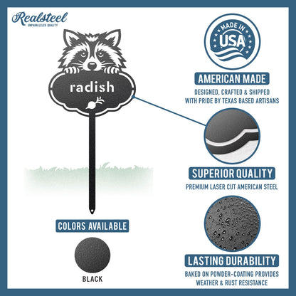 Rocky the Racoon Seed & Plant Markers