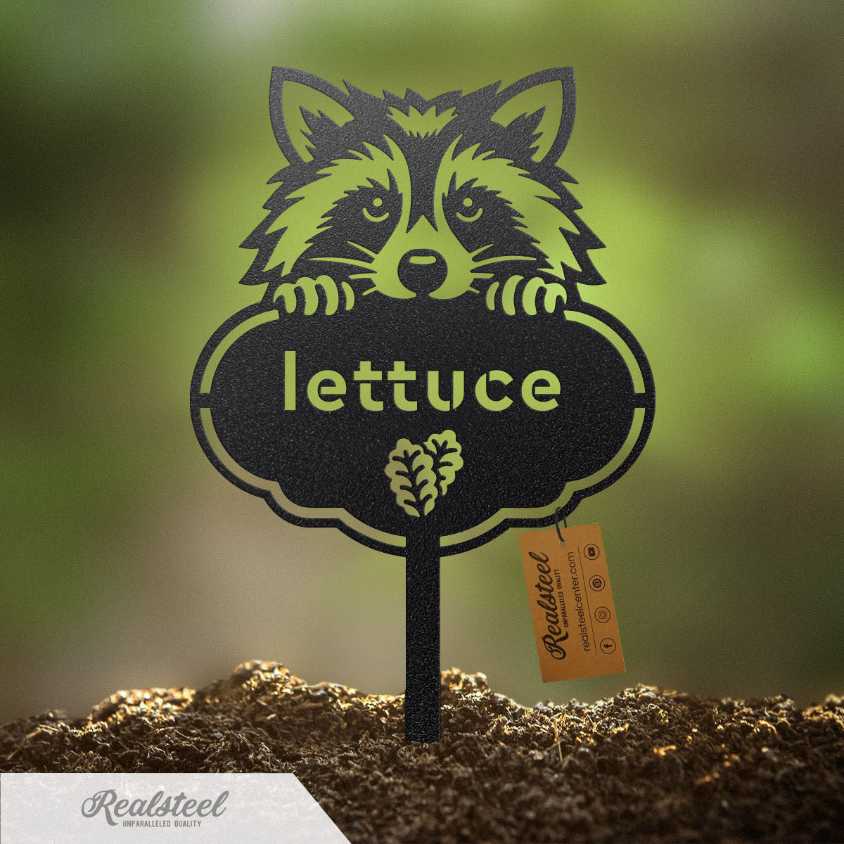 Rocky the Racoon Seed & Plant Markers