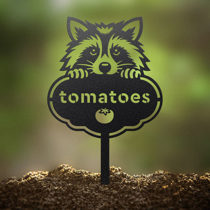 Rocky the Racoon Seed & Plant Markers