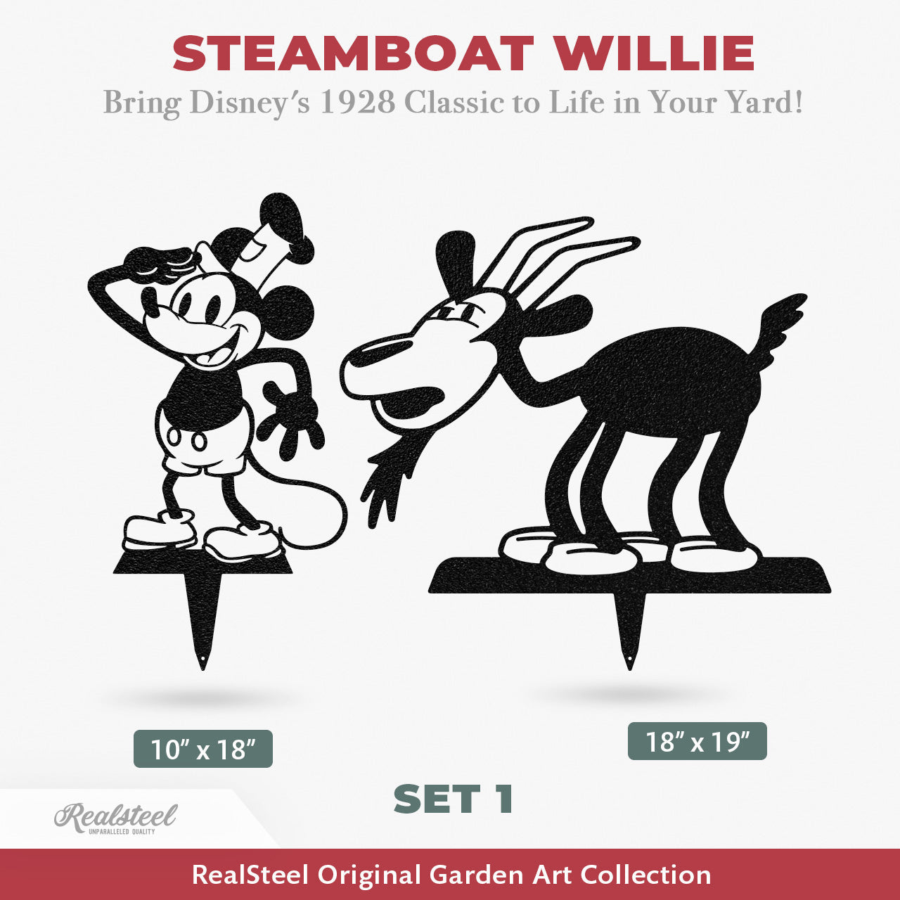 Steamboat Willie - A Tribute to the First Mickey Mouse - Set 1