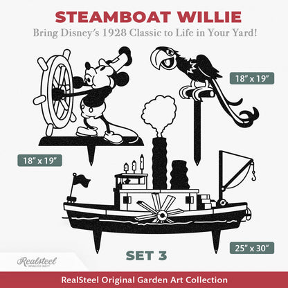 Steamboat Willie - A Tribute to the First Mickey Mouse - Set 3
