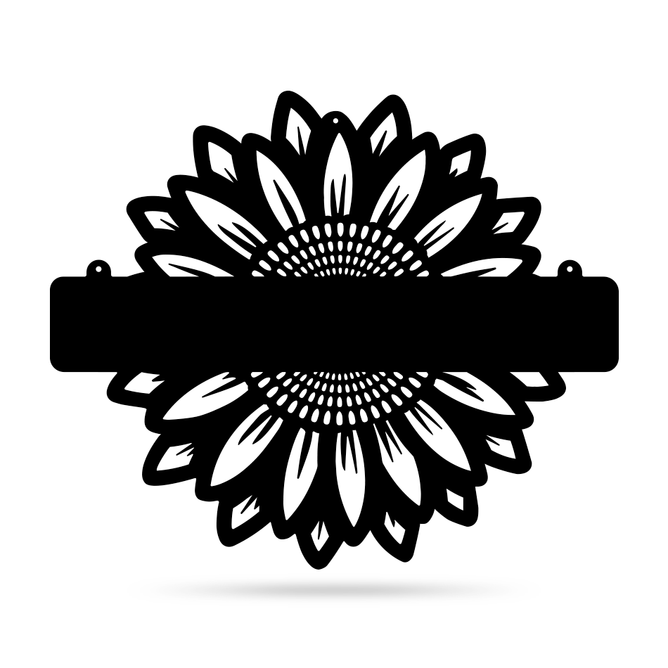 Sunflower Monogram