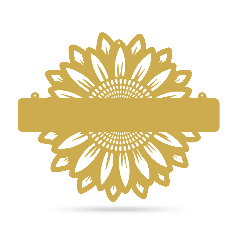 Sunflower Monogram