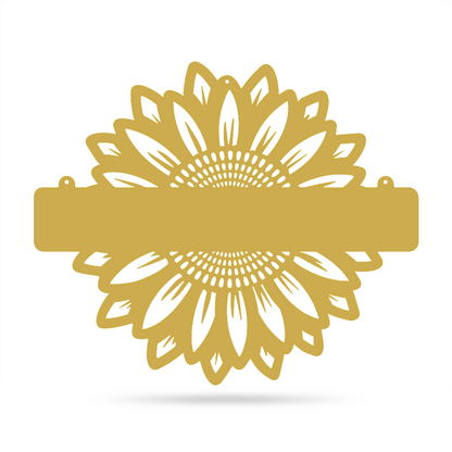Sunflower Monogram
