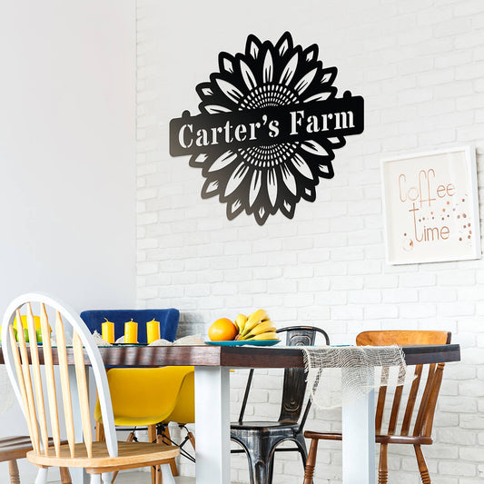 Sunflower Monogram