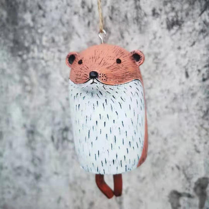 Wunderschönes rustikales Tier-Windspiel, Boho-Stil, handgefertigt, Gartendekoration, Geschenk