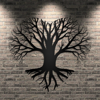 Tree Of Life Heart Metal Wall Art