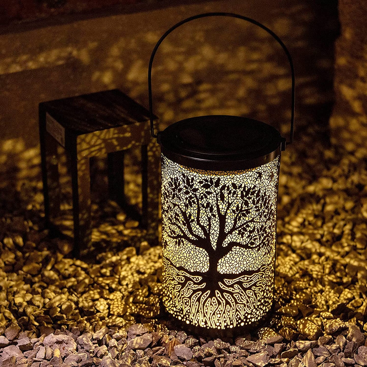 Solar Tree of Life Light Outdoor Garden Viewing Light