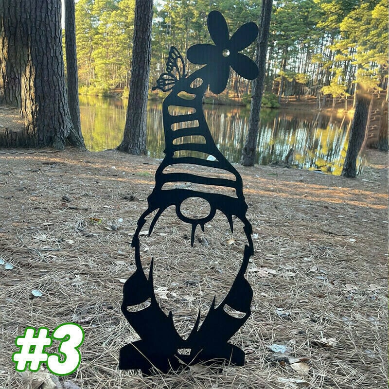 Spring Decor - Steel Branch Gnomes Decoration