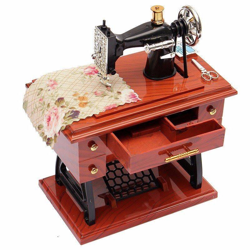 Mother's Day Gift - Sewing Machine Music Box