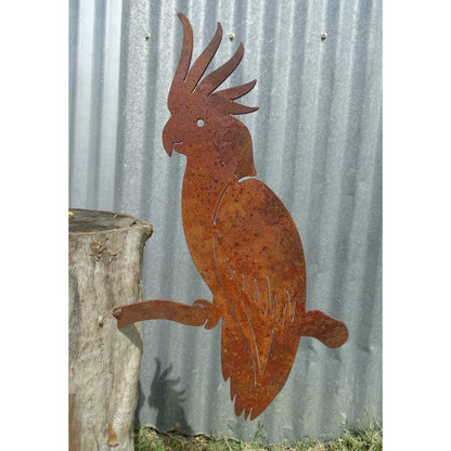 Cockatoo Metal Bird Tree Spike