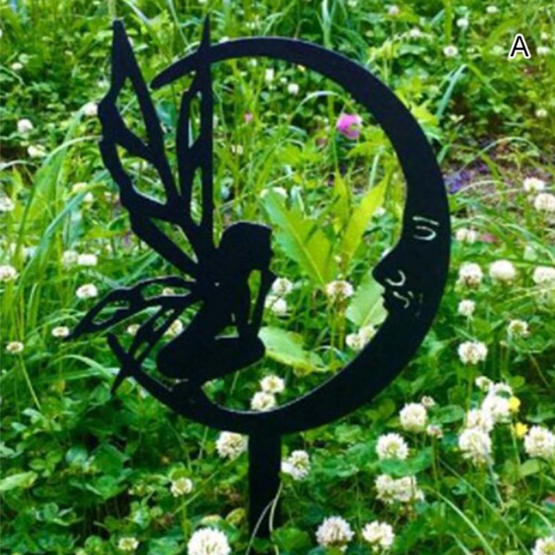 Garden Fairy Elf Decorative Ornament Metal Iron Crafts