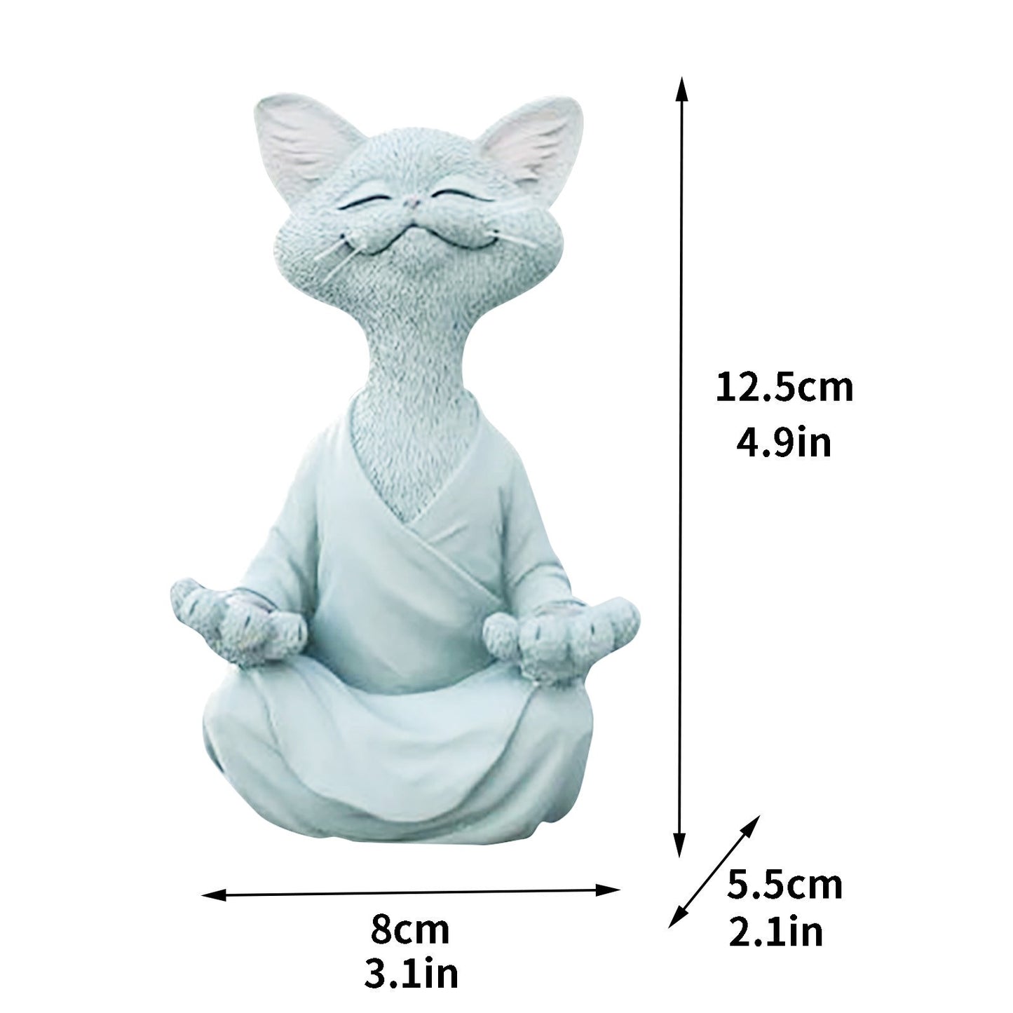 Happy Buddha Cat Home Decor