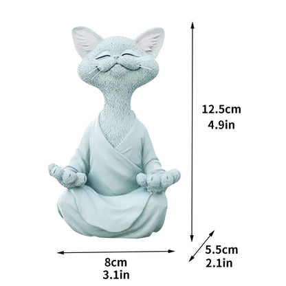 Happy Buddha Cat Home Decor