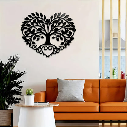 Heart-shaped Tree Of Life Metal Wall Art