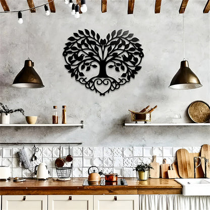 Heart-shaped Tree Of Life Metal Wall Art