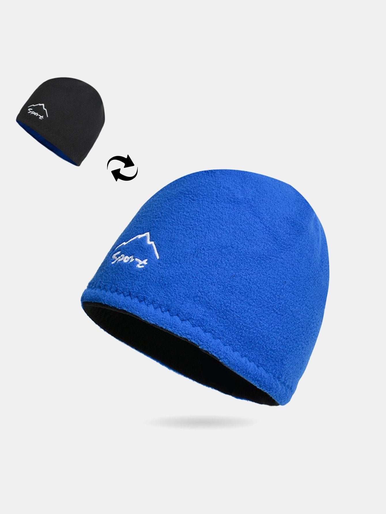 Reversible Ski Warm Knit Beanie Hat