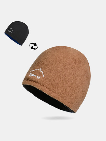 Reversible Ski Warm Knit Beanie Hat