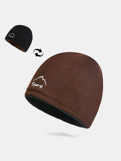 Reversible Ski Warm Knit Beanie Hat