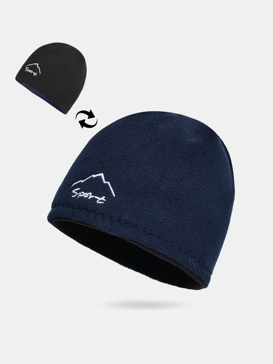 Reversible Ski Warm Knit Beanie Hat