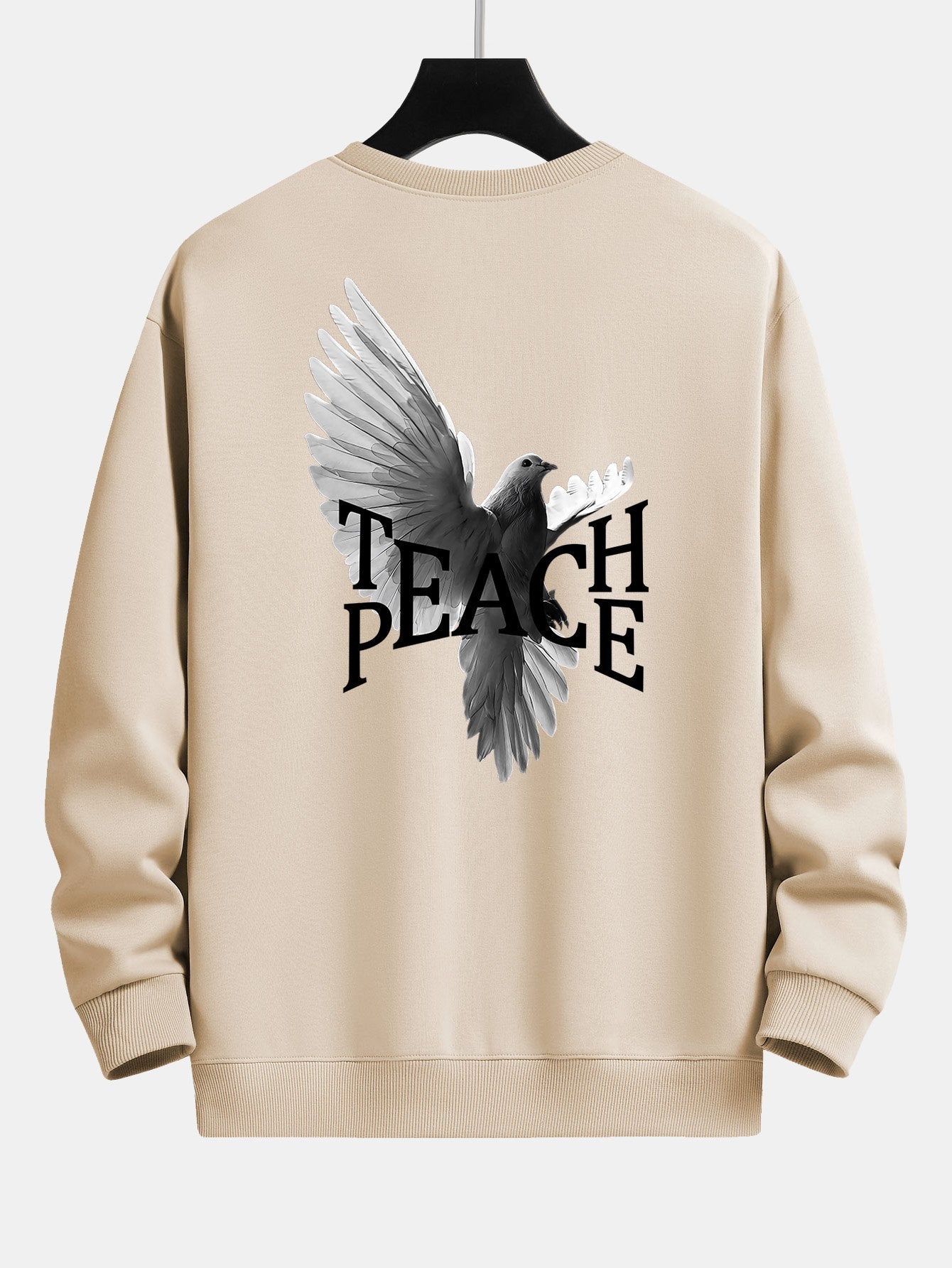 Relaxed Fit Sweatshirt mit Peace Dove-Print auf der Rückseite