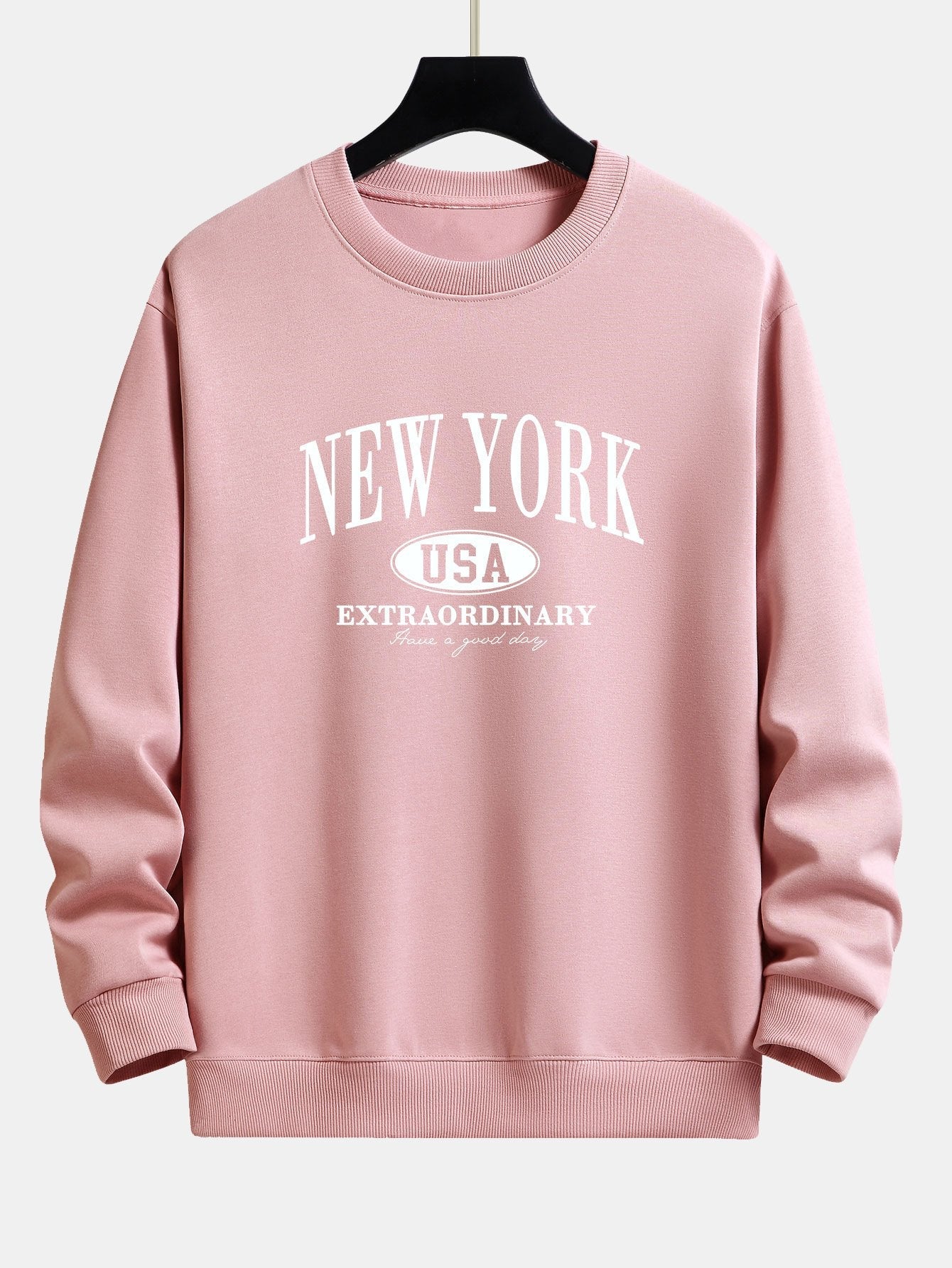 Relaxed Fit Sweatshirt mit New York-Print