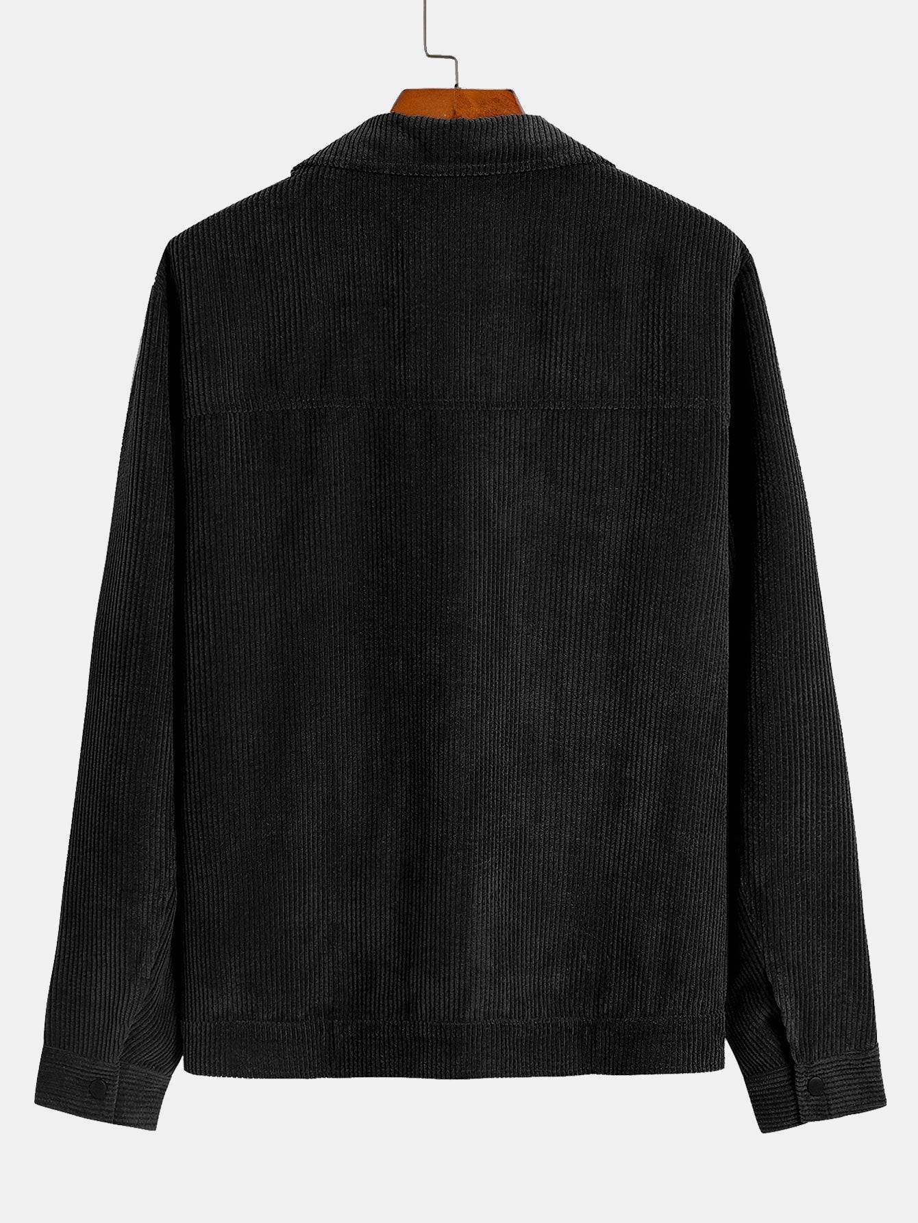 Corduroy Jacket With Pockets & Drawstring Corduroy Cargo Jogger Pants