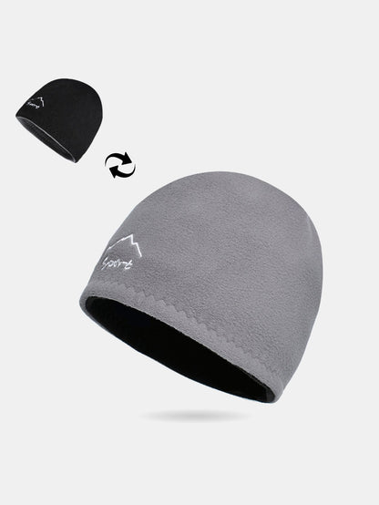 Reversible Ski Warm Knit Beanie Hat