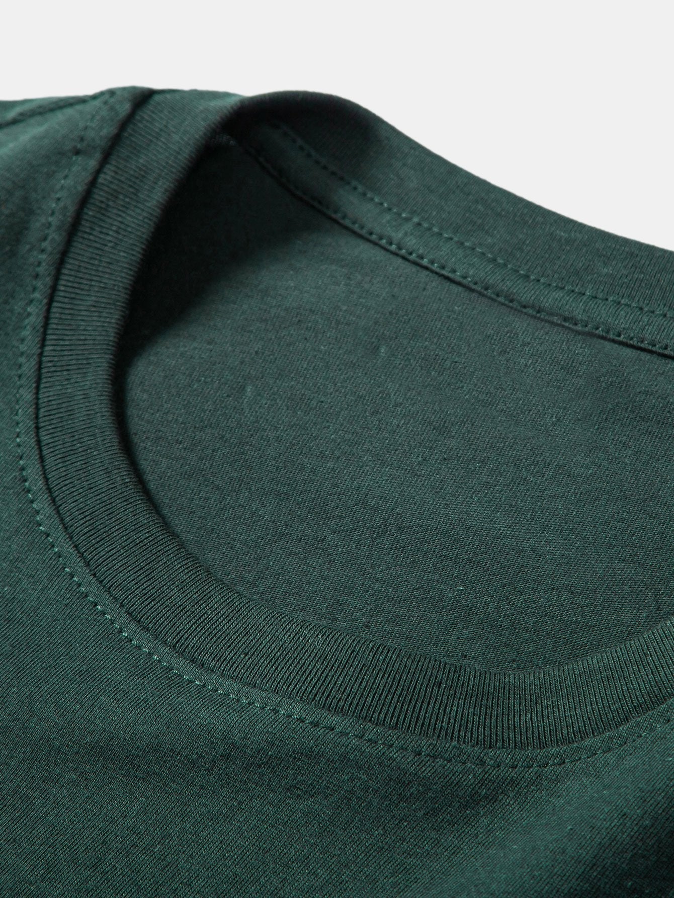 Basic Langarm-T-Shirt aus Baumwolle