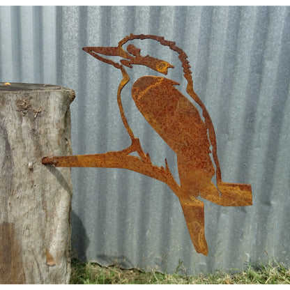 Kookaburra Metal Bird Tree Spike