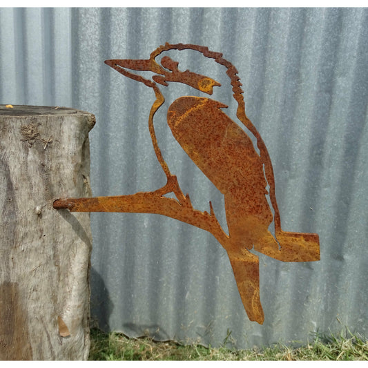 Kookaburra Metal Bird Tree Spike