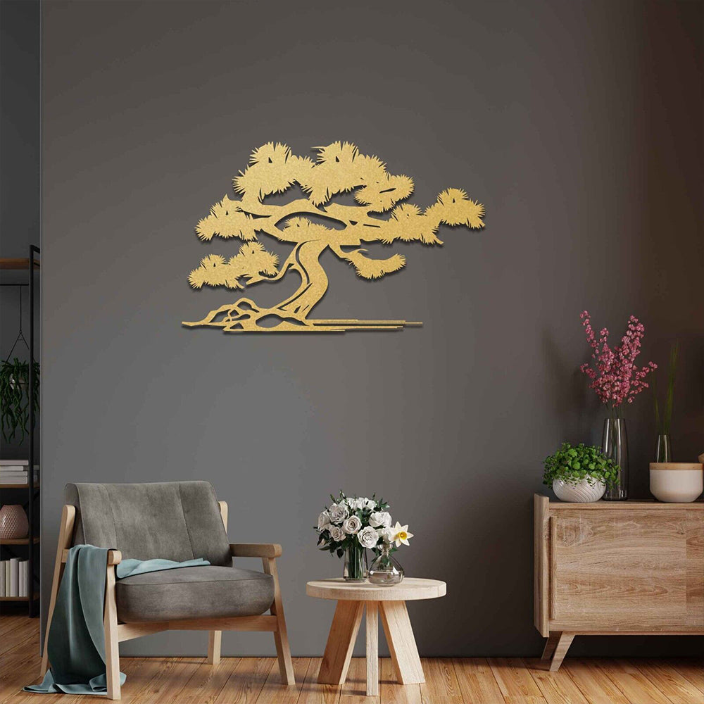 Pine Tree of Life Metal Wall Art Decoration