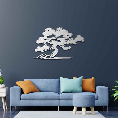 Pine Tree of Life Metal Wall Art Decoration