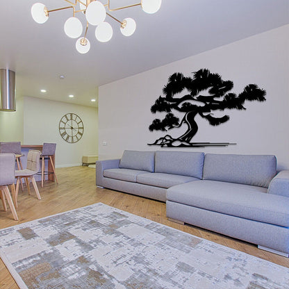 Pine Tree of Life Metal Wall Art Decoration