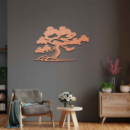Pine Tree of Life Metal Wall Art Decoration