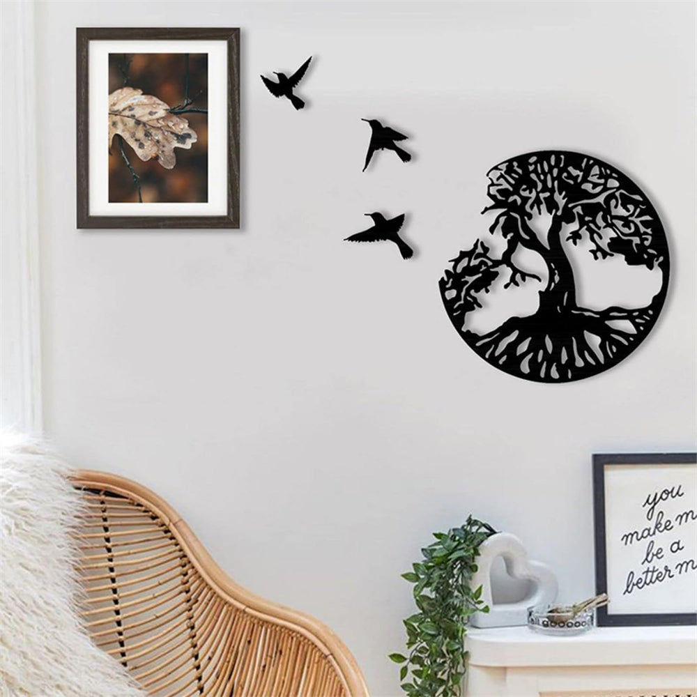 Tree of Life Metal Wall Art Metal Birds and Tree Wall Art